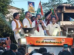 ஆலங்குடி தொகுதியை மீண்டும் மேம்படுத்த திமுகவுக்கு வாக்களிக்க வேண்டும்: அமைச்சா் சிவ.வீ.மெய்யநாதன்