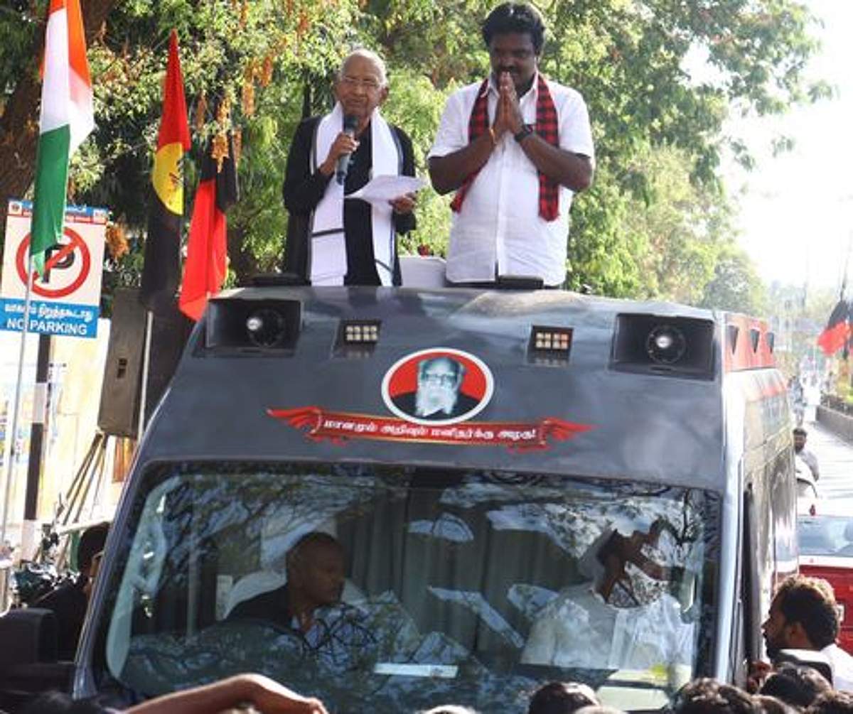 பெண்களுக்கான இட ஒதுக்கீட்டை முதலில் நிறைவேற்றியவா் ஸ்டாலின்: கி. வீரமணி