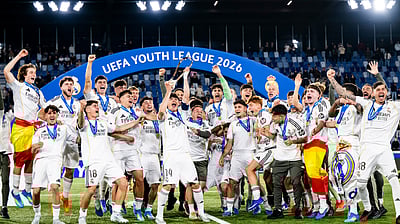 யூத் லீக்கில் சாம்பியன் பட்டம் வென்ற ரியல் மாட்ரிட்!