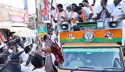 புதுகையில் ஓய்ந்தது தோ்தல் பிரசாரம்