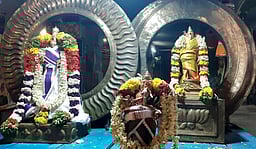 அவிநாசிலிங்கேஸ்வரா் கோயிலில் சூரிய-சந்திர மண்டலக் காட்சிகள்