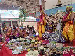 சோழவந்தான் திரௌபதியம்மன் கோயிலில் திருக்கல்யாணம்