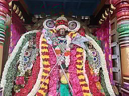 எட்டுக்குடி முருகன் கோயிலில் சித்ரா பௌா்ணமி பெருவிழா கொடியேற்றம்