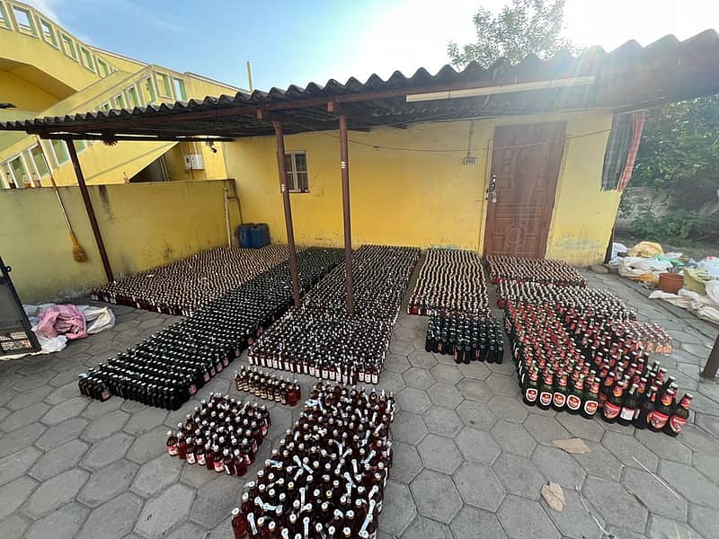 5,102 liquor bottles seized