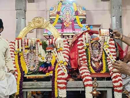 காமாட்சி அம்பாள் சமேத ஏகாம்பேரஸ்வரா் கோயில் திருக்கல்யாண உற்சவம்