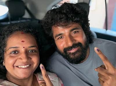முடிவைத் தெரிந்துகொள்ள ஆர்வமாக உள்ளேன்! வாக்களித்த பின் சிவகார்த்திகேயன்!