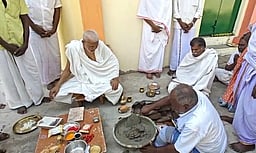 ஸ்ரீ மகாவீர திகம்பர ஜினாலயத்தில் 
விதான மண்டபம் கட்ட பூமி பூஜை