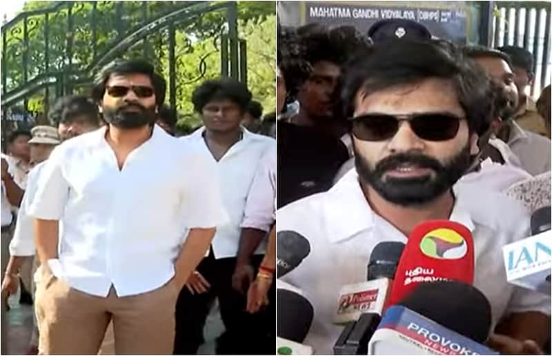 TN Election 2026 live update Actor silambarasan cast vote