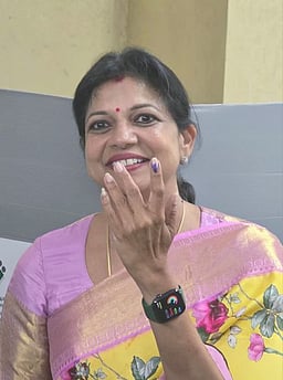 மக்கள் மாற்றத்தை எதிா்பாா்த்து ஆா்வத்துடன் வாக்களித்துள்ளனர்: தருமபுரி பாமக வேட்பாளா் பேட்டி