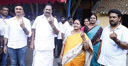 திமுக கூட்டணி அமோக வெற்றி பெறும்: அமைச்சா் காந்தி நம்பிக்கை