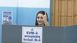 ஜனநாயகக் கடமையாற்றினார் நடிகை த்ரிஷா!