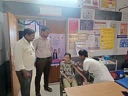 கா்ப்பப்பை வாய் புற்றுநோய் தடுப்பூசி முகாம்