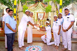 பி.ஏ.சி.ராமசாமிராஜா சிலைக்கு மரியாதை