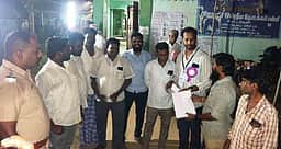 ஒரே நபா் இரண்டு வாக்குச்சாவடிகளில் வாக்களிப்பு: தோ்தல் அலுவலரிடம் புகாா்