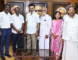 முதல்வர் மு.க.ஸ்டாலினுடன் திமுக வேட்பாளர்கள் சந்திப்பு