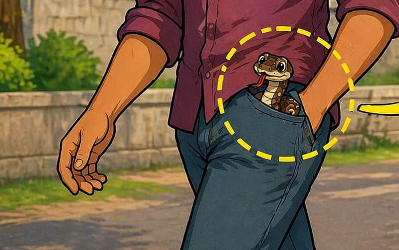 Youth in Malappuram walks around with snake in pocket, gets bitten multiple times