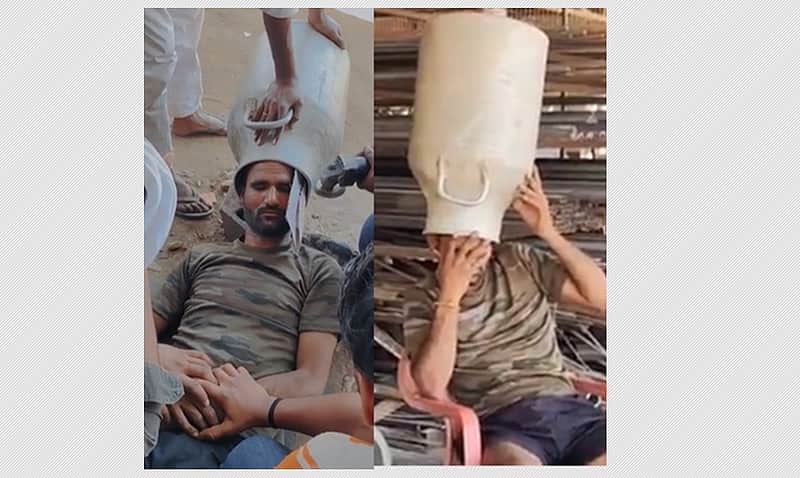 Rajasthan man trapped with 10 kg milk can on head, rescued after 2-hour ordeal