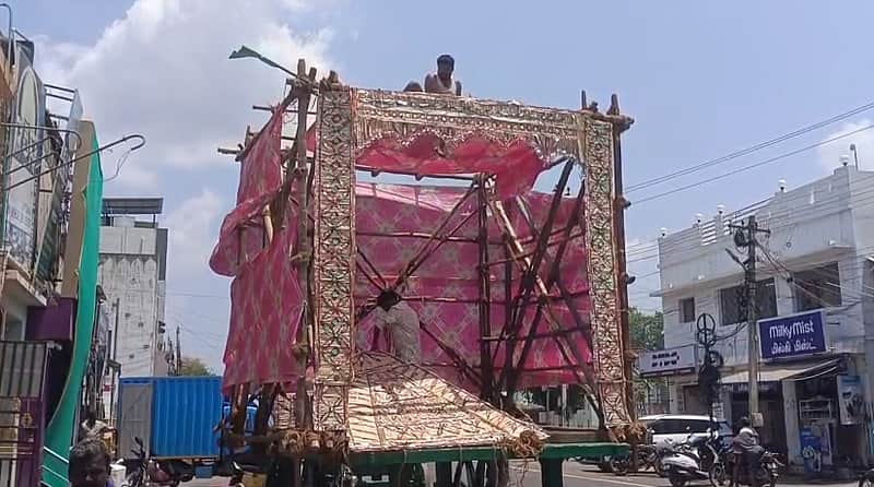 Chithirai Chariot Festival at Thanjavur Big Temple Tomorrow: Security Arrangements Intensified