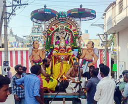 ஸ்ரீனிவாச பெருமாள் கோயில்
பிரம்மோற்சவ கருட சேவை