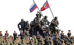 ரஷியா-உக்ரைன் போரில் உயிா்நீத்த வடகொரியா வீரா்களுக்கு நினைவகம்