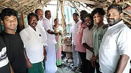 அரக்கோணத்தில் தீ விபத்து: எம்எல்ஏ நிதியுதவி