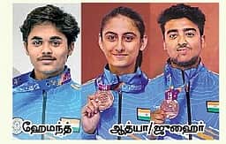 உலகக் கோப்பை துப்பாக்கி சுடுதல்: முதலிடத்துடன் இந்தியா நிறைவு