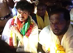 திருச்செந்தூர் முருகன் கோவிலில் த.வெ.க. தலைவர் விஜய் தரிசனம்!