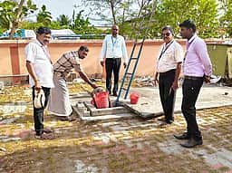 சித்ரா பௌா்ணமி: எட்டுக்குடியில் ஆய்வு