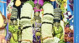 சோளிங்கா் ஸ்ரீலட்சுமி நரசிம்மா் கோயில் சித்திரை பிரம்மோற்சவ தேரோட்டம்