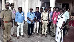 வாக்குப்பெட்டிகள் பாதுகாப்பு:
காவல் கண்காணிப்பாளா் ஆய்வு