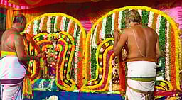 திருக்கோடிக்காவல் கோயிலில்
திருக்கல்யாண வைபவம்