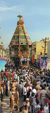 செஞ்சிக்கோட்டை ஸ்ரீகமலக்கன்னியம்மன் கோயில் தேரோட்டம்