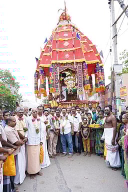 திருத்தங்கலில் சித்திரைத் திருவிழா தேரோட்டம்