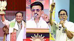 தமிழகத்தில் திமுக ஆட்சி தொடரும்- மேற்கு வங்கம், அஸ்ஸாமில் பாஜக; கேரளத்தில் காங்கிரஸ் கூட்டணிக்கு வாய்ப்பு
- வாக்குக் கணிப்பில் தகவல்