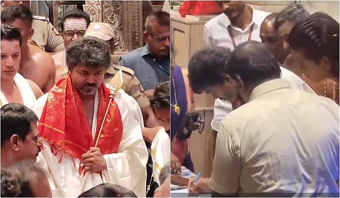 Actor-TVK chief Vijay visits Tiruchendur Murugan temple ahead of election results