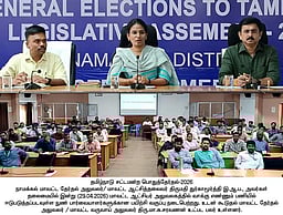 வாக்கு எண்ணிக்கை: நாமக்கல்லில் 106 நுண்பாா்வையாளா்களுக்கு பயிற்சி