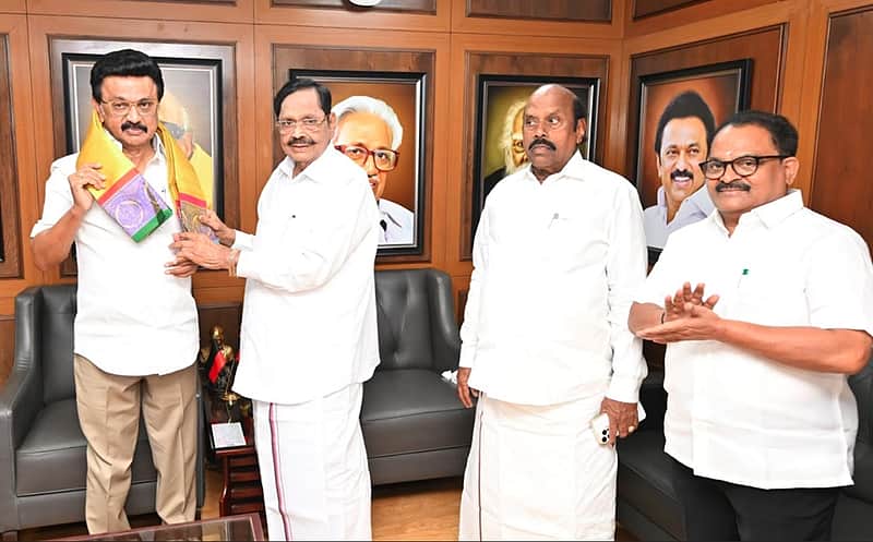 DMK Candidates Meet with Chief Minister