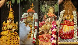 திருச்சானூா் வருடாந்திர வசந்தோற்சவம் 2-ஆம் நாள்: தங்கத்தேரில் பத்மாவதி தாயாா் புறப்பாடு!