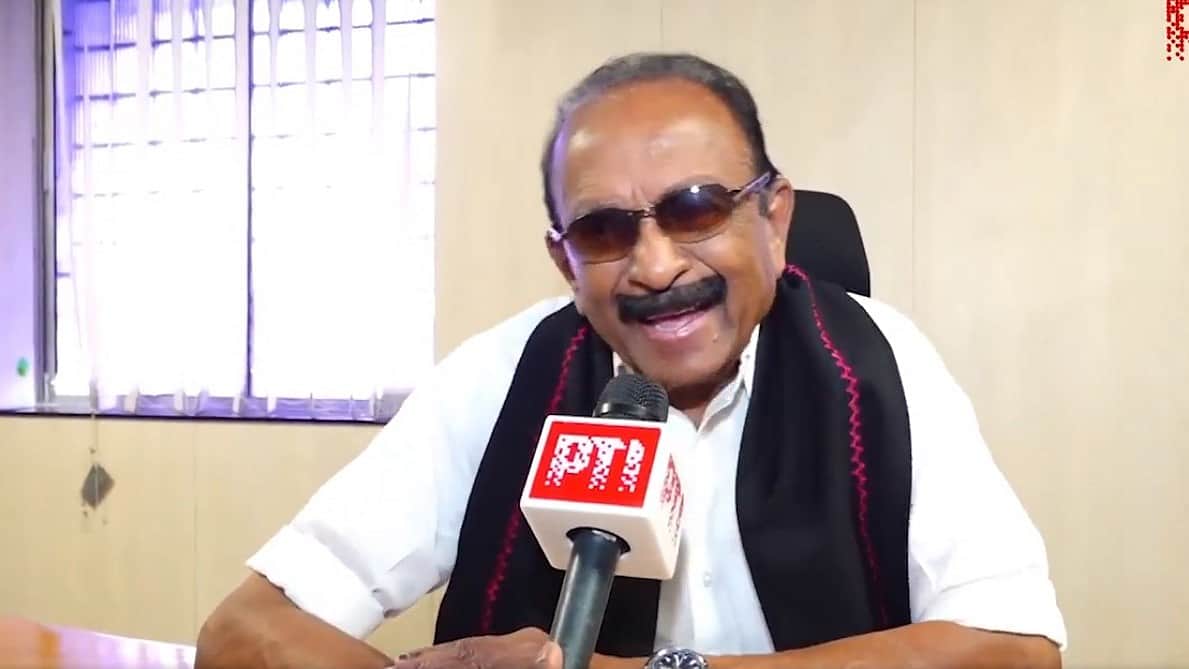 முதல்வர் விஜய்க்கு பிரதமராகும் எண்ணம் துளியும் கிடையாது: வைகோ 