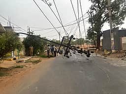 திருப்பூரில் பலத்த காற்றுடன் கன மழை
