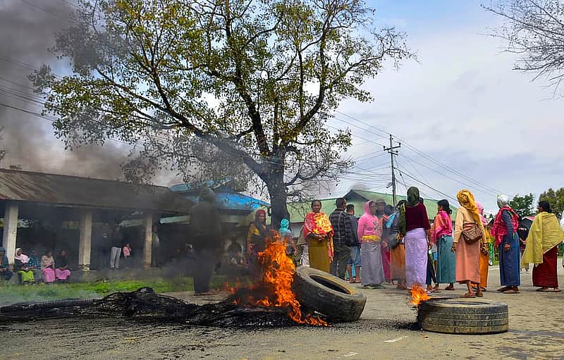 Bodies of children killed in Manipur bomb attack handed over to family