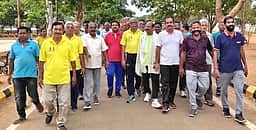 தஞ்சாவூரில் ஆரோக்கிய நடைப்பயிற்சி! 200 போ் பங்கேற்பு!