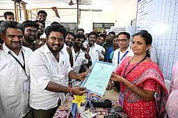 மணப்பாறை தொகுதியில் தவெக வெற்றி