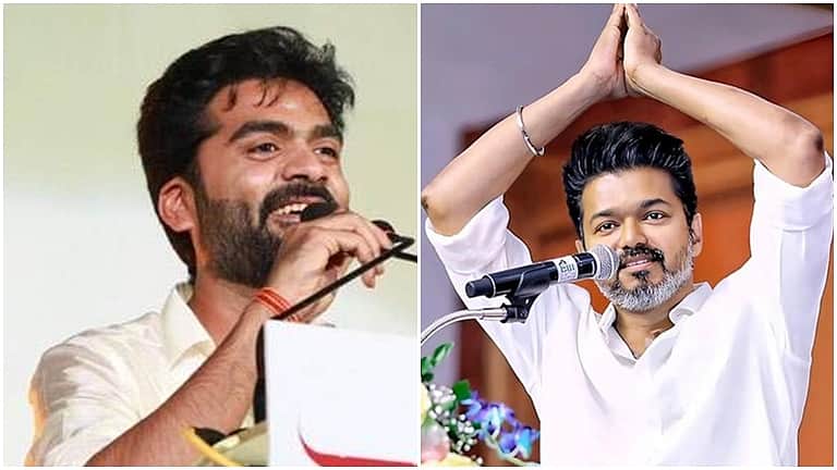 தருணத்துக்காகக் காத்திருந்த வரலாறு: விஜய்க்கு சிலம்பரசன் வாழ்த்து!