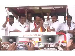 தேர்தலில் வெற்றி பெற்ற செங்கோட்டையன் சாலைவலம்!