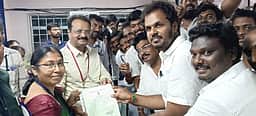 நாமக்கல் தொகுதியில் தவெக
வேட்பாளா் சி.எஸ். திலீப் வெற்றி