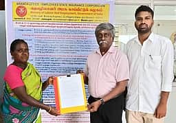 விபத்தில் உயிரிழந்த துப்புரவுப் பணியாளருக்கு இஎஸ்ஐ ஓய்வூதியம்