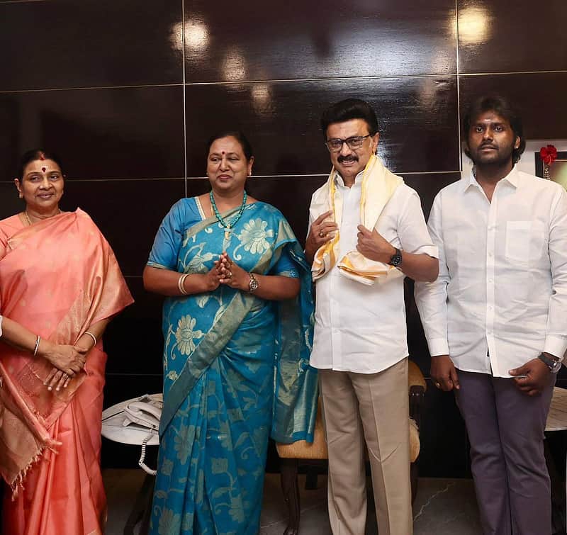 Premalatha Meets M.K. Stalin