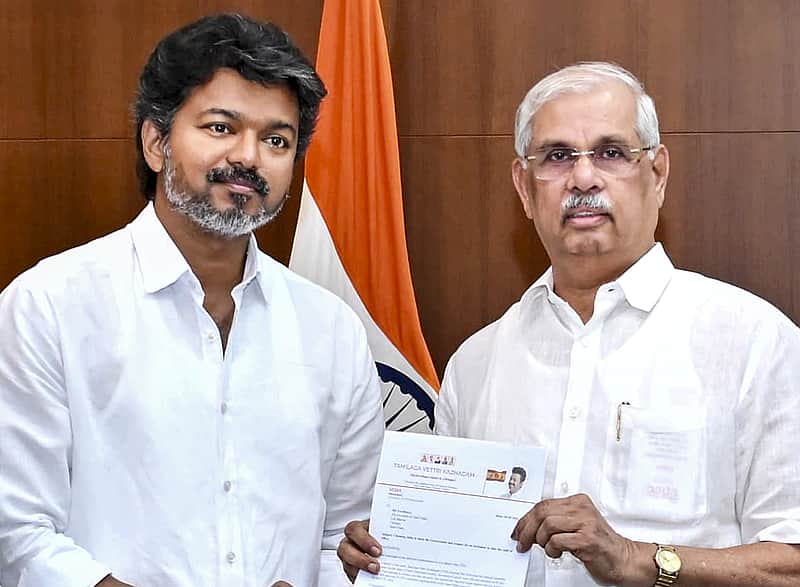 TVK Vijay | Tamilnadu Governor Rajendra Vishwanath Arlekar