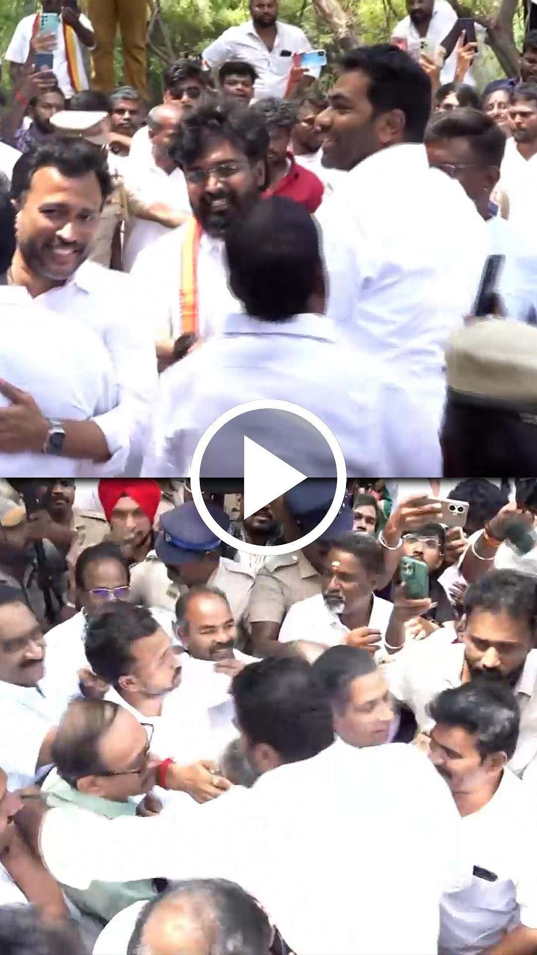 தவெக தலைமை அலுவலகத்தில் காங்கிரஸ் எம்எல்ஏக்கள், தலைவர்கள்!